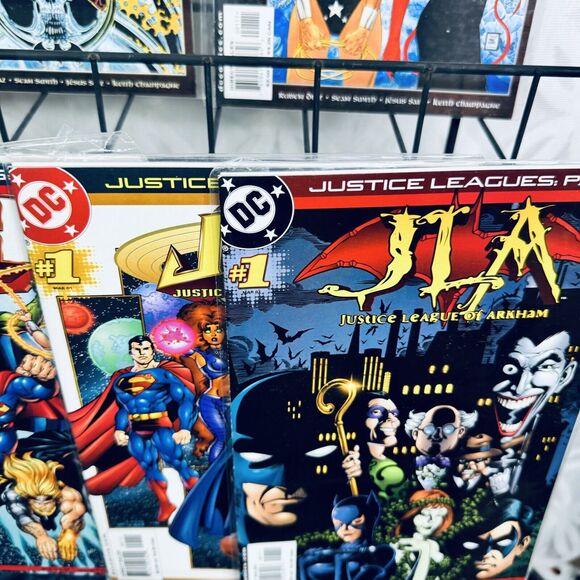 JLA Black Baptism 1-4 & Justice Leagues 1-6 Lot Arkham Aliens Atlantis Amazons - Picture 6 of 9